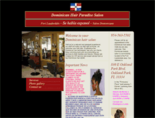 Tablet Screenshot of dominicanhairparadise.com